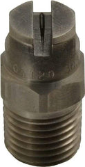 Bete Fog Nozzle - 1/4" Pipe, 120° Spray Angle, Grade 303 Stainless Steel, Standard Fan Nozzle - Male Connection, 0.79 Gal per min at 100 psi, 0.057" Orifice Diam - Eagle Tool & Supply