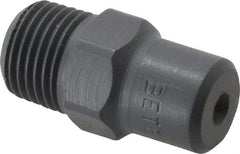 Bete Fog Nozzle - 1/8" Pipe, 60° Spray Angle, PVC, Full Cone Nozzle - Male Connection, 0.38 Gal per min at 100 psi, 0.043" Orifice Diam - Eagle Tool & Supply