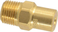 Bete Fog Nozzle - 1/8" Pipe, 60° Spray Angle, Brass, Full Cone Nozzle - Male Connection, 0.77 Gal per min at 100 psi, 0.055" Orifice Diam - Eagle Tool & Supply