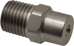 Bete Fog Nozzle - 1/4" Pipe, 60° Spray Angle, Grade 303 Stainless Steel, Full Cone Nozzle - Male Connection, 2.31 Gal per min at 100 psi, 0.109" Orifice Diam - Eagle Tool & Supply