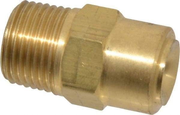 Bete Fog Nozzle - 3/8" Pipe, 120° Spray Angle, Brass, Full Cone Nozzle - Male Connection, 6.15 Gal per min at 100 psi, 3/16" Orifice Diam - Eagle Tool & Supply