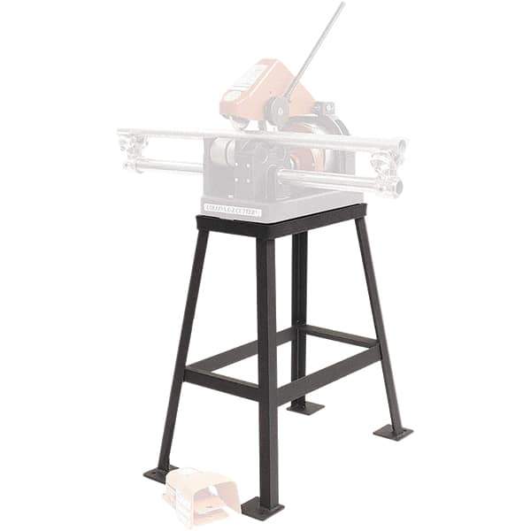 Rothenberger - 5/8" to 4-1/2" Pipe Capacity, Stationary Pipe Stand with Stationary Head - 30" High, 150 Lb Capacity - Eagle Tool & Supply