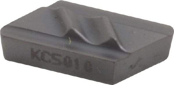 Kennametal - NPR52, KC5010 Grade Carbide Profiling Insert - TiAlN Finish, 55° Incl Angle, Parallelogram, 0.4567" Side Length, 1/8" Thick, 1/32" Corner Radius - Eagle Tool & Supply
