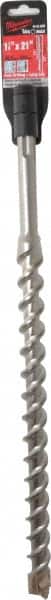 Milwaukee Tool - 1-1/8" Diam, SDS-Max Shank, Carbide-Tipped Rotary & Hammer Drill Bit - Eagle Tool & Supply