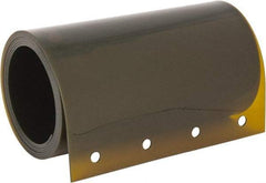Steiner - 4 Ft. Wide x 7 Ft. High x 0.08 Inch Thick, Vinyl Welding Welding Curtain Kit - Amber with Universal Mounting Hardware - Eagle Tool & Supply