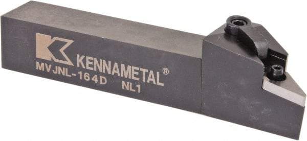 Kennametal - MVJN, Left Hand Cut, 3° Lead Angle, 1" Shank Height x 1" Shank Width, Negative Rake Indexable Turning Toolholder - 6" OAL, VN..43. Insert Compatibility, Series Kenloc - Eagle Tool & Supply