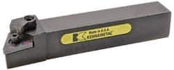 Kennametal - MTJN, Left Hand Cut, 3° Lead Angle, 1-1/2" Shank Height x 1-1/2" Shank Width, Negative Rake Indexable Turning Toolholder - 7" OAL, TN..66. Insert Compatibility, Series Kenloc - Eagle Tool & Supply