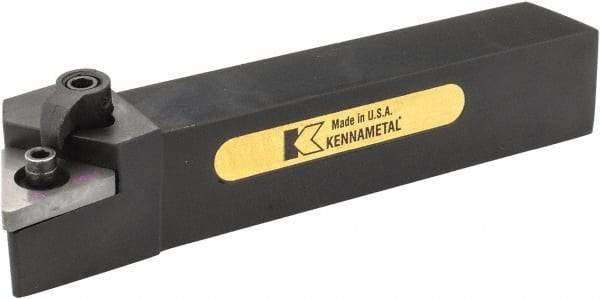 Kennametal - MTJN, Right Hand Cut, 3° Lead Angle, 1" Shank Height x 1" Shank Width, Negative Rake Indexable Turning Toolholder - 6" OAL, TN..54. Insert Compatibility, Series Kenloc - Eagle Tool & Supply