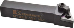 Kennametal - MTJN, Left Hand Cut, 3° Lead Angle, 3/4" Shank Height x 3/4" Shank Width, Negative Rake Indexable Turning Toolholder - 4-1/2" OAL, TN..43. Insert Compatibility, Series Kenloc - Eagle Tool & Supply