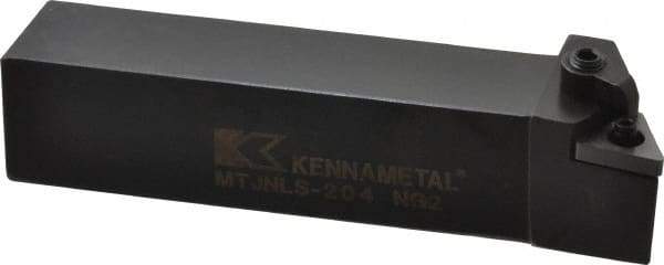 Kennametal - MTJN, Left Hand Cut, 3° Lead Angle, 1-1/4" Shank Height x 1-1/4" Shank Width, Negative Rake Indexable Turning Toolholder - 6" OAL, TN..43. Insert Compatibility, Series Kenloc - Eagle Tool & Supply