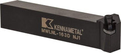 Kennametal - MWLN, Left Hand Cut, 5° Lead Angle, 1" Shank Height x 1" Shank Width, Negative Rake Indexable Turning Toolholder - 6" OAL, WN..33. Insert Compatibility, Series Kenloc - Eagle Tool & Supply