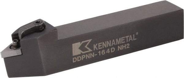 Kennametal - MDPN, Neutral Cut, 0° Lead Angle, 1-1/2" Shank Height x 1-1/2" Shank Width, Negative Rake Indexable Turning Toolholder - 6" OAL, DN..54. Insert Compatibility, Series Kenloc - Eagle Tool & Supply