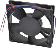 Value Collection - 12 Volts, DC, 88.3 CFM, Square Tube Axial Fan - 0.33 Amp Rating, 2,700 to 3,000 RPM, 4.72" High x 4.72" Wide x 1" Deep - Eagle Tool & Supply