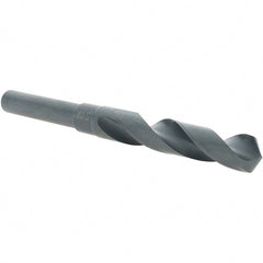 Cle-Line - 5/8" Drill, 118° Point, High Speed Steel Silver Deming & Reduced Shank Drill Bit - Eagle Tool & Supply