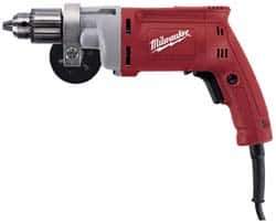 Milwaukee Tool - 1/2" Keyed Chuck, 850 RPM, Electric Drill - 8 Amps - Eagle Tool & Supply