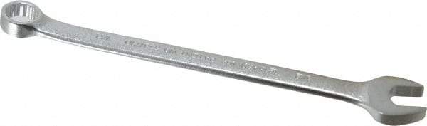 Proto - 1/2" 12 Point Offset Combination Wrench - 15° Offset Angle, 8" OAL, Steel, Satin Finish - Eagle Tool & Supply