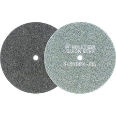 WALTER Surface Technologies - 6" Diam, Aluminum Oxide Hook & Loop Disc - Fine Grade, Coated, Series 07-R, Quick-Step Blendex - Eagle Tool & Supply