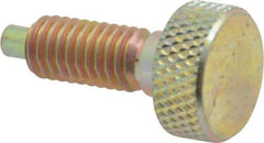 Gibraltar - 3/8-16, 3/4" Thread Length, 0.185" Max Plunger Diam, 1 Lb Init to 8 Lb Final End Force, Knob Handle Plunger - Knurled Knob, 0.94" Body Length, 3/4" Length Under Head/Shoulder, 0.218" Plunger Projection - Eagle Tool & Supply