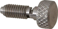 Gibraltar - 10-32, 0.4" Thread Length, 0.104" Max Plunger Diam, 0.5 Lb Init to 3 Lb Final End Force, Knob Handle Plunger - Knurled Knob, 0.46" Body Length, 0.4" Length Under Head/Shoulder, 3/32" Plunger Projection - Eagle Tool & Supply