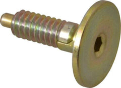 Gibraltar - 1/4-20, 0.4" Thread Length, 0.123" Max Plunger Diam, 1 Lb Init to 4 Lb Final End Force, Locking Knob Handle Plunger - Countersunk Knob, 1/8" Plunger Projection - Eagle Tool & Supply