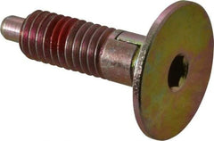 Gibraltar - 3/8-16, 3/4" Thread Length, 0.185" Max Plunger Diam, 1 Lb Init to 8 Lb Final End Force, Locking Knob Handle Plunger - Countersunk Knob, 0.22" Plunger Projection - Eagle Tool & Supply