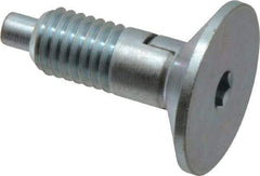 Gibraltar - 1/2-13, 0.65" Thread Length, 1/4" Max Plunger Diam, 1 Lb Init to 10 Lb Final End Force, Locking Knob Handle Plunger - Countersunk Knob, 1/4" Plunger Projection - Eagle Tool & Supply