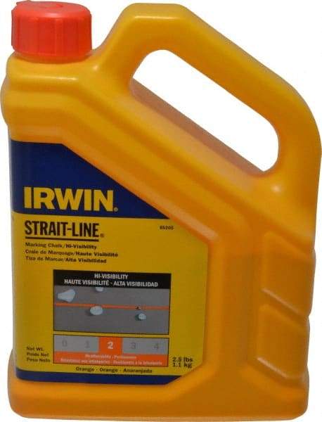 Irwin - 40 Container Chalk Refill - Fluorescent Orange - Eagle Tool & Supply