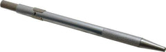 Made in USA - 5-1/2" OAL Retractable Pocket Scriber - Aluminum with Hardened Steel Point - Eagle Tool & Supply