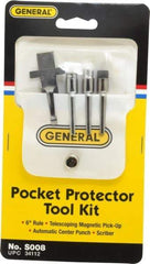 General - 4 Piece Pocket Tool Set - Steel - Eagle Tool & Supply