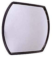 Value Collection - 5-1/2" Long to 4" Wide Automotive Convex Mirror - Stainless Steel - Eagle Tool & Supply