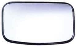 Value Collection - 8" Long to 4" Wide Automotive Clamp-On Convex Mirror - Stainless Steel - Eagle Tool & Supply