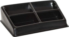 Bayhead Products - 8-1/2" Wide x 3" High x 8-1/2" Deep, Small Parts Assembly Tray - Plastic Frame, 4 Compartments, 4-1/2" Wide x 3" Deep Bin - Eagle Tool & Supply