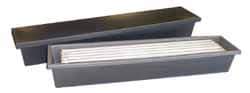 Bayhead Products - 64.5" Long x 12" Wide x 1" High Gray Lid - For Use with KW2 - Eagle Tool & Supply