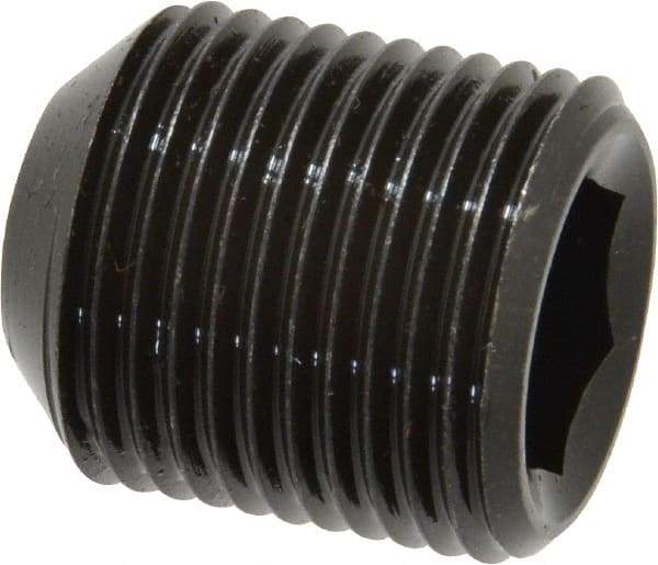 Value Collection - 7/8-14 UNF, 1" OAL, Cup Point Set Screw - Grade ASTM F912 Alloy Steel, 1/2" Key - Eagle Tool & Supply