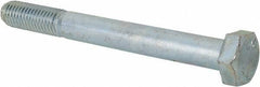 Value Collection - M12x1.75mm Metric Coarse, 110mm Length Under Head Hex Head Cap Screw - Partially Threaded, Grade 8.8 Steel, Zinc-Plated Finish, 19mm Hex - Eagle Tool & Supply