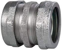 Cooper Crouse-Hinds - 1-1/2" Trade, Malleable Iron Compression Rigid/Intermediate (IMC) Conduit Coupling - Noninsulated - Eagle Tool & Supply