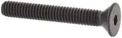 Value Collection - #6-40 UNF Hex Socket Drive, 82° Flat Screw - Alloy Steel, Black Oxide Finish, Fully Threaded, 1" OAL - Eagle Tool & Supply