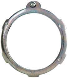 Cooper Crouse-Hinds - 2" Trade, Steel Threaded Rigid/Intermediate (IMC) Conduit Locknut - Noninsulated - Eagle Tool & Supply