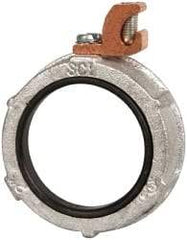 Cooper Crouse-Hinds - 2" Trade, Malleable Iron Threaded Rigid/Intermediate (IMC) Conduit Bushing - Partially Insulated - Eagle Tool & Supply