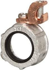 Cooper Crouse-Hinds - 1" Trade, Malleable Iron Threaded Rigid/Intermediate (IMC) Conduit Bushing - Partially Insulated - Eagle Tool & Supply