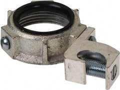 Cooper Crouse-Hinds - 1-1/4" Trade, Malleable Iron Threaded Rigid/Intermediate (IMC) Conduit Bushing - Partially Insulated - Eagle Tool & Supply