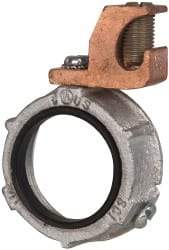 Cooper Crouse-Hinds - 1-1/2" Trade, Malleable Iron Threaded Rigid/Intermediate (IMC) Conduit Bushing - Partially Insulated - Eagle Tool & Supply