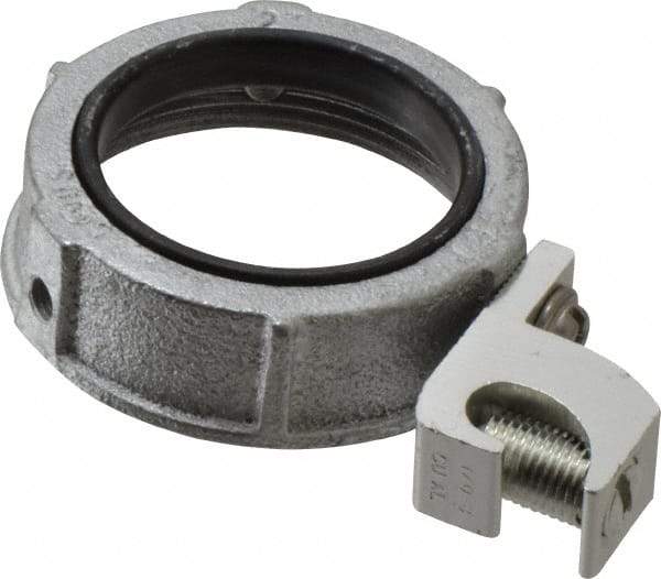 Cooper Crouse-Hinds - 2" Trade, Malleable Iron Threaded Rigid/Intermediate (IMC) Conduit Bushing - Partially Insulated - Eagle Tool & Supply