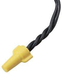 Ideal - 2, 18 to 3, 12 AWG, 600 Volt, Flame Retardant, Wing Twist on Wire Connector - Yellow, 221°F - Eagle Tool & Supply