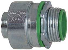 Cooper Crouse-Hinds - 1" Trade, Steel Threaded Straight Liquidtight Conduit Connector - Insulated - Eagle Tool & Supply