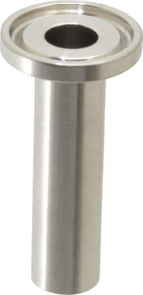 VNE - 1/2", Clamp Style, Sanitary Stainless Steel Pipe Welding Ferrule - Tube OD Connection, Grade 316/316L - Eagle Tool & Supply
