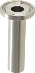 VNE - 1/2", Clamp Style, Sanitary Stainless Steel Pipe Welding Ferrule - Tube OD Connection, Grade 316/316L - Eagle Tool & Supply