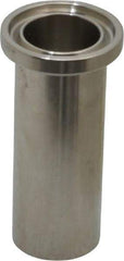 VNE - 3/4", Clamp Style, Sanitary Stainless Steel Pipe Welding Ferrule - Tube OD Connection, Grade 316/316L - Eagle Tool & Supply