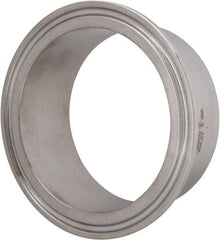 VNE - 2-1/2", Clamp Style, Sanitary Stainless Steel Pipe Welding Ferrule - Tube OD Connection, Grade 316/316L - Eagle Tool & Supply