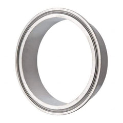 VNE - 4", Clamp Style, Sanitary Stainless Steel Pipe Welding Ferrule - Tube OD Connection, Grade 304 - Eagle Tool & Supply